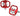 Bucklos Red MTB Bike  Pedals