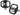 Bucklos Black MTB Bike Pedals