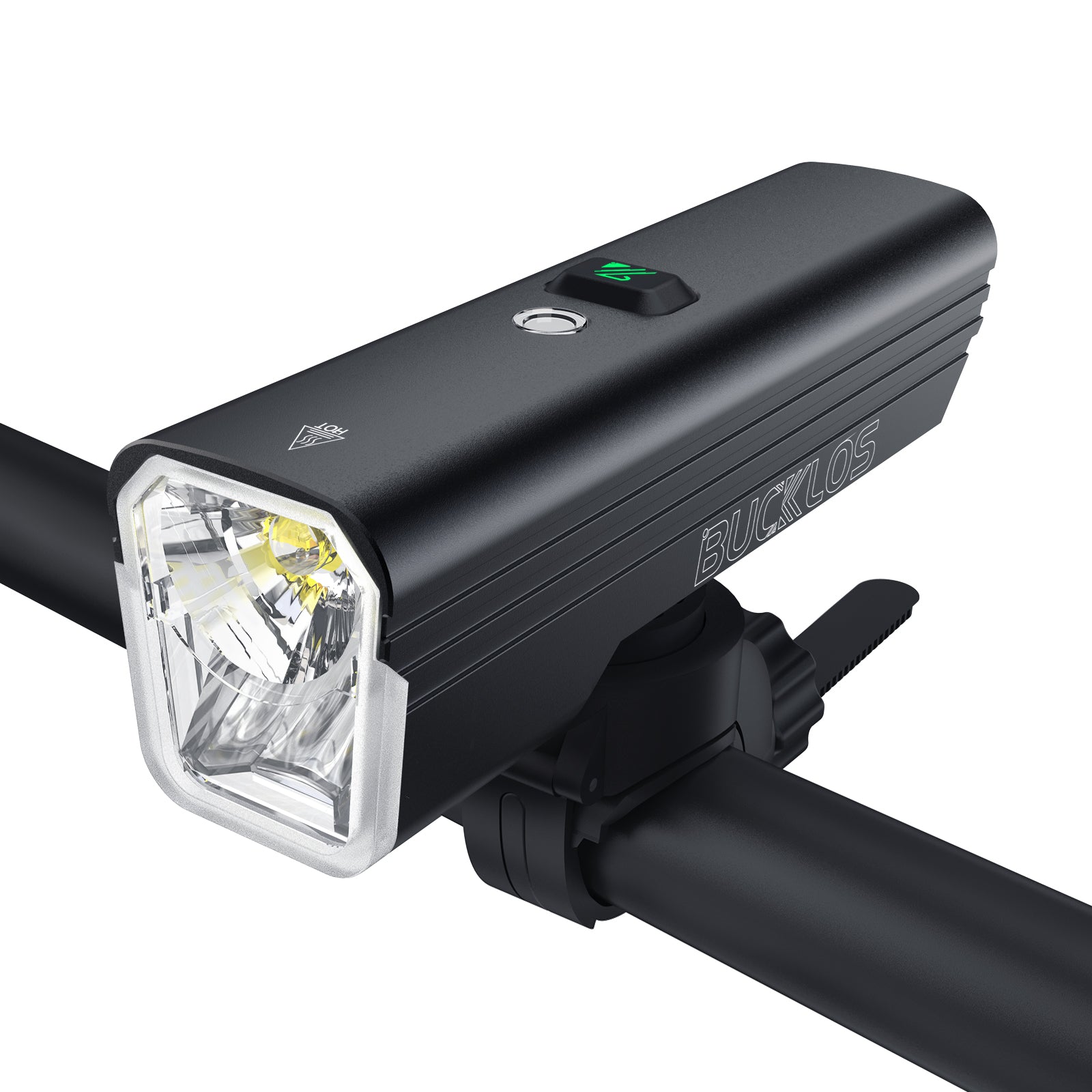 BUCKLOS 1000 Lumen bike headlight with 8 modes, 2600mAh battery