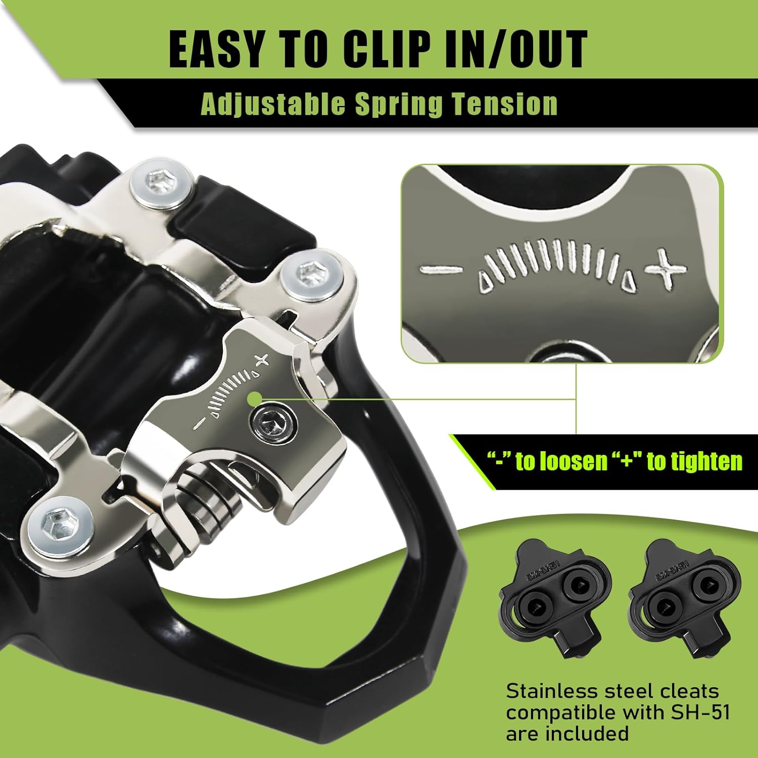BUCKLOS SPD Adapters for Peloton Bike & Bike+