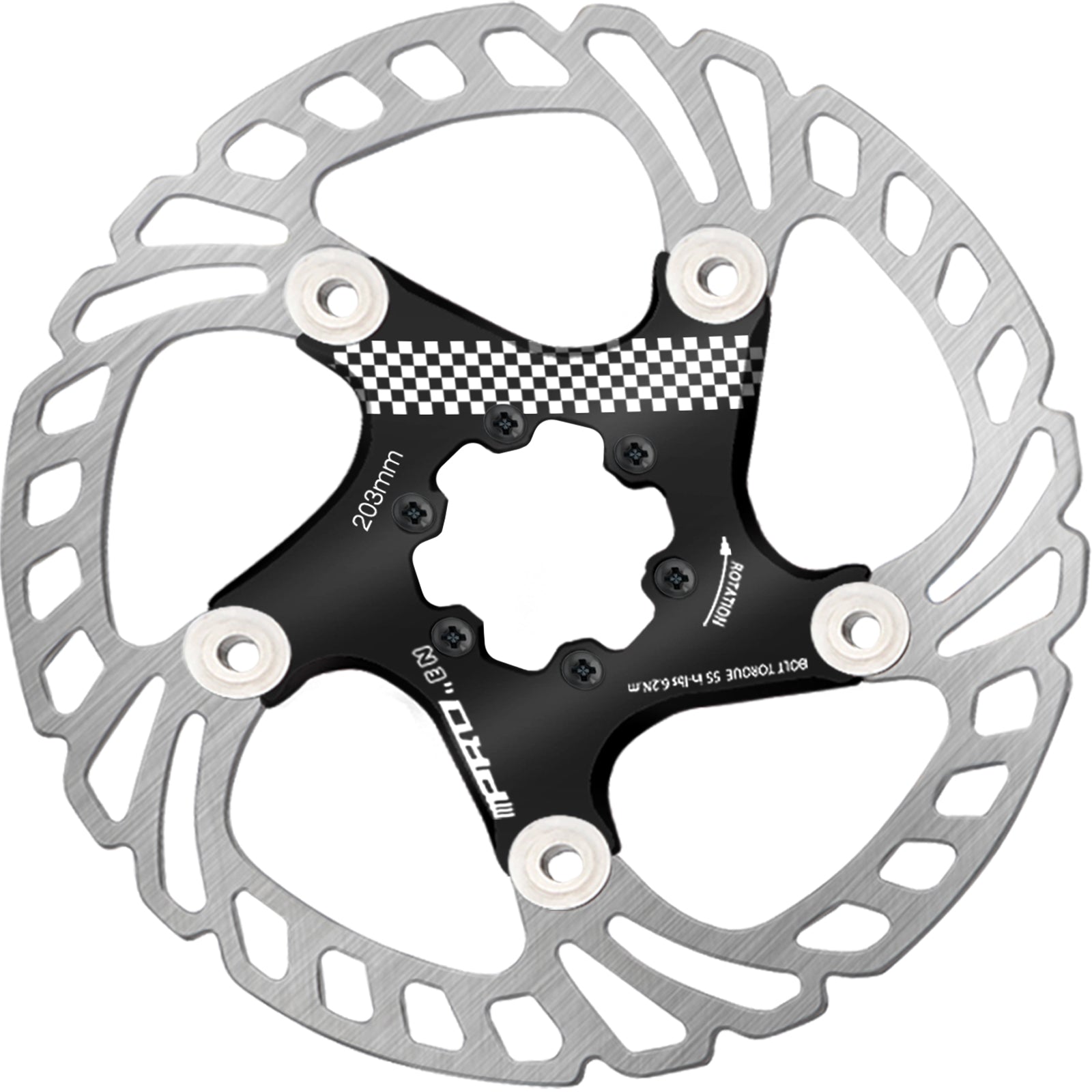 IIIPRO Floating Bike Disc Brake Rotor with 6 Bolts