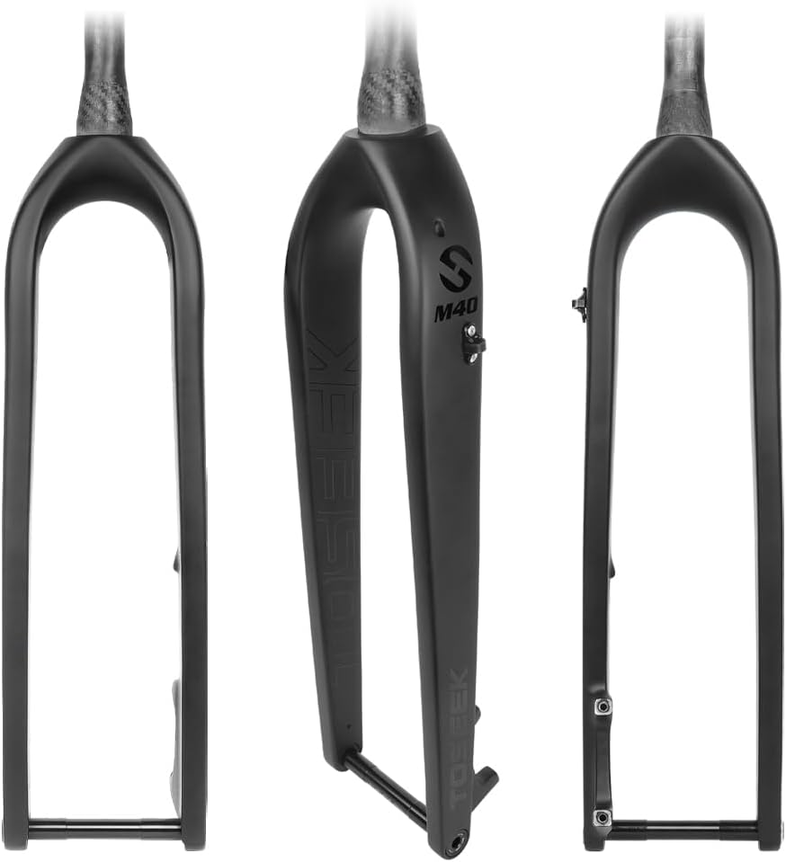 BUCKLOS 26/27.5/29" Full Carbon Rigid Fork Internal/External Routing