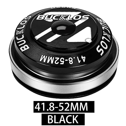 BUCKLOS 1-1/8 Bike Headset MTB Threadless 34 44 44-50.6 44-55 44-56  41.8-52mm, Straight Tapered Tube Mountain Bikes Road Bicycle Double Sealed