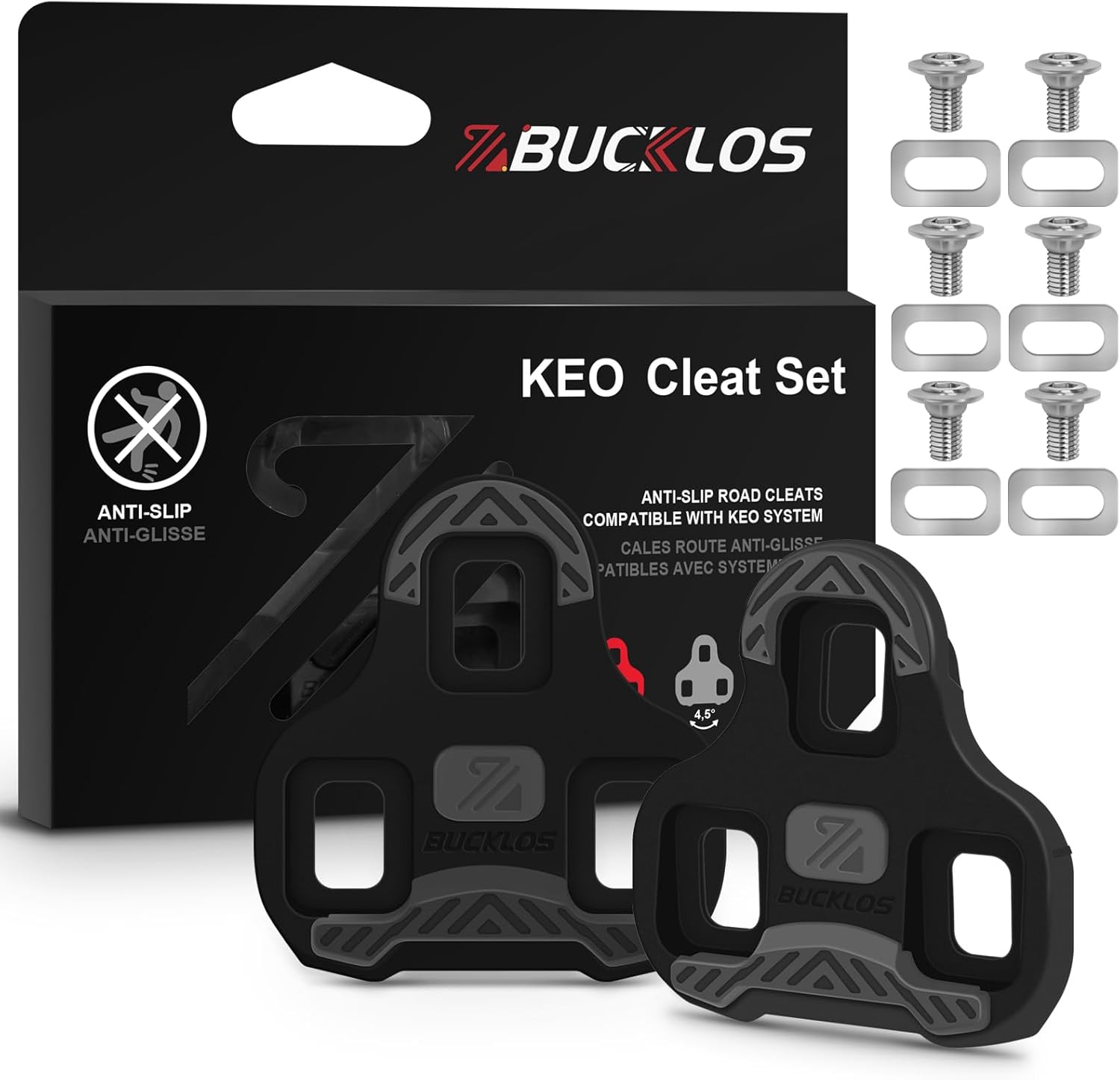 0/4.5/9 Degree KEO Cleat