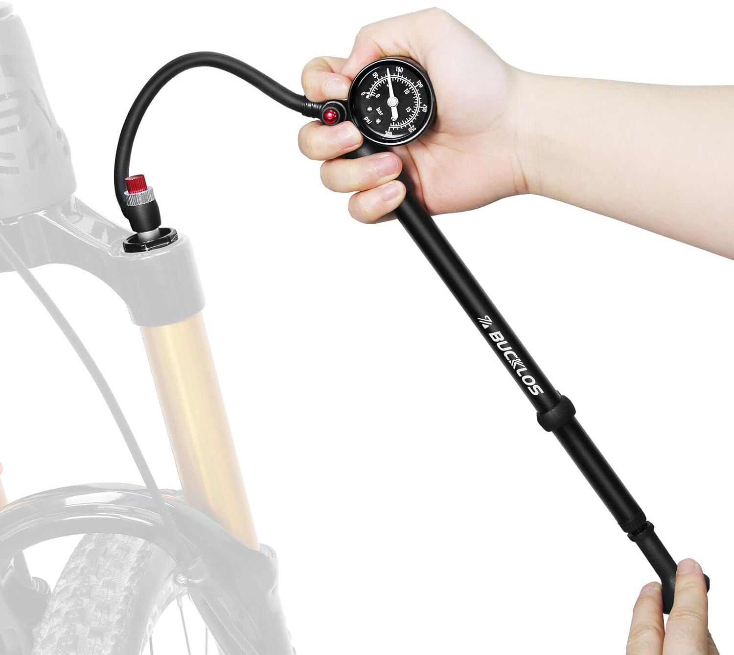 FSP-02 High Pressure Bike Shock Pump 300Psi