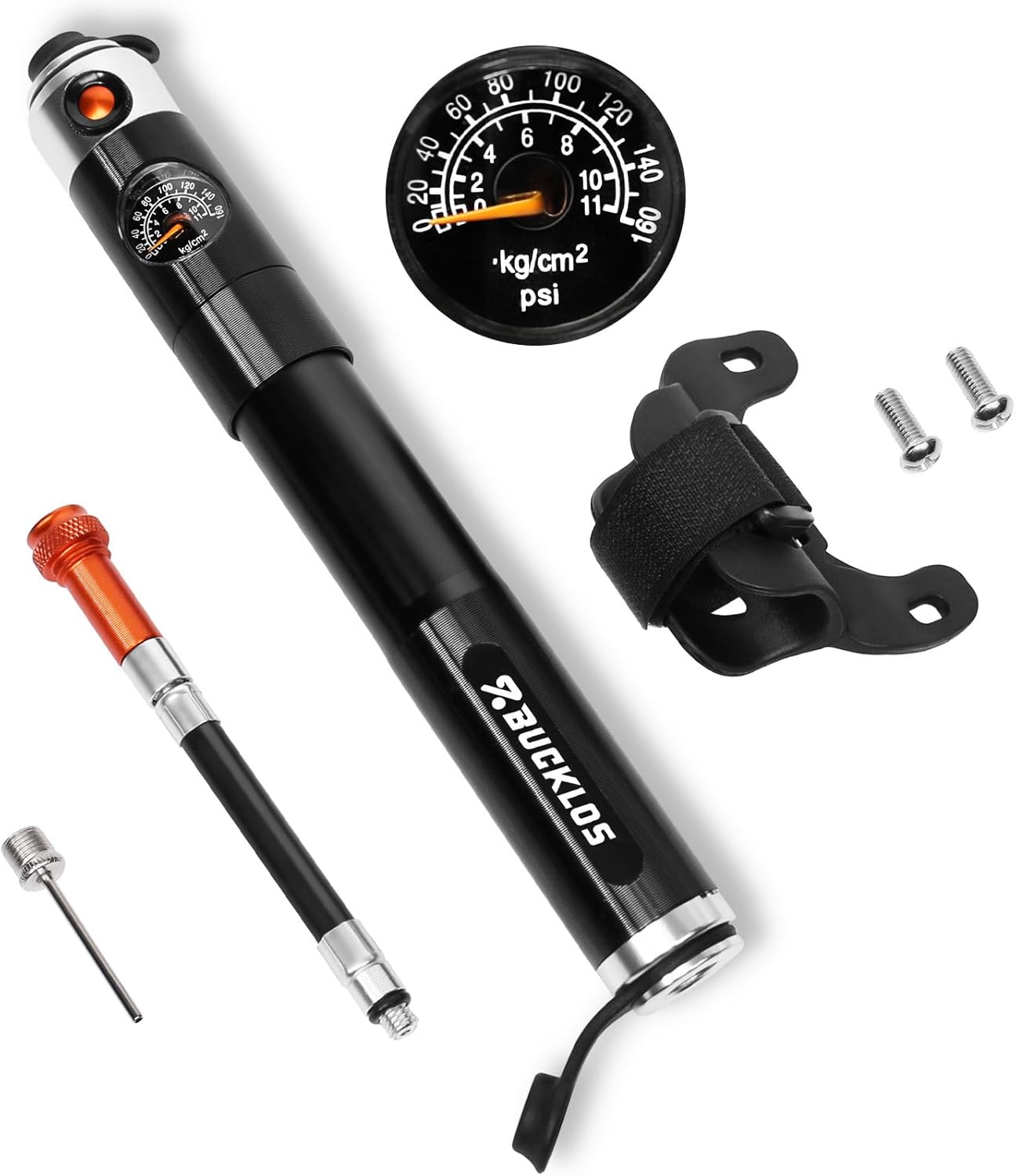 MBP-01/02/03 Mini Bike Pump with Pressure Gague