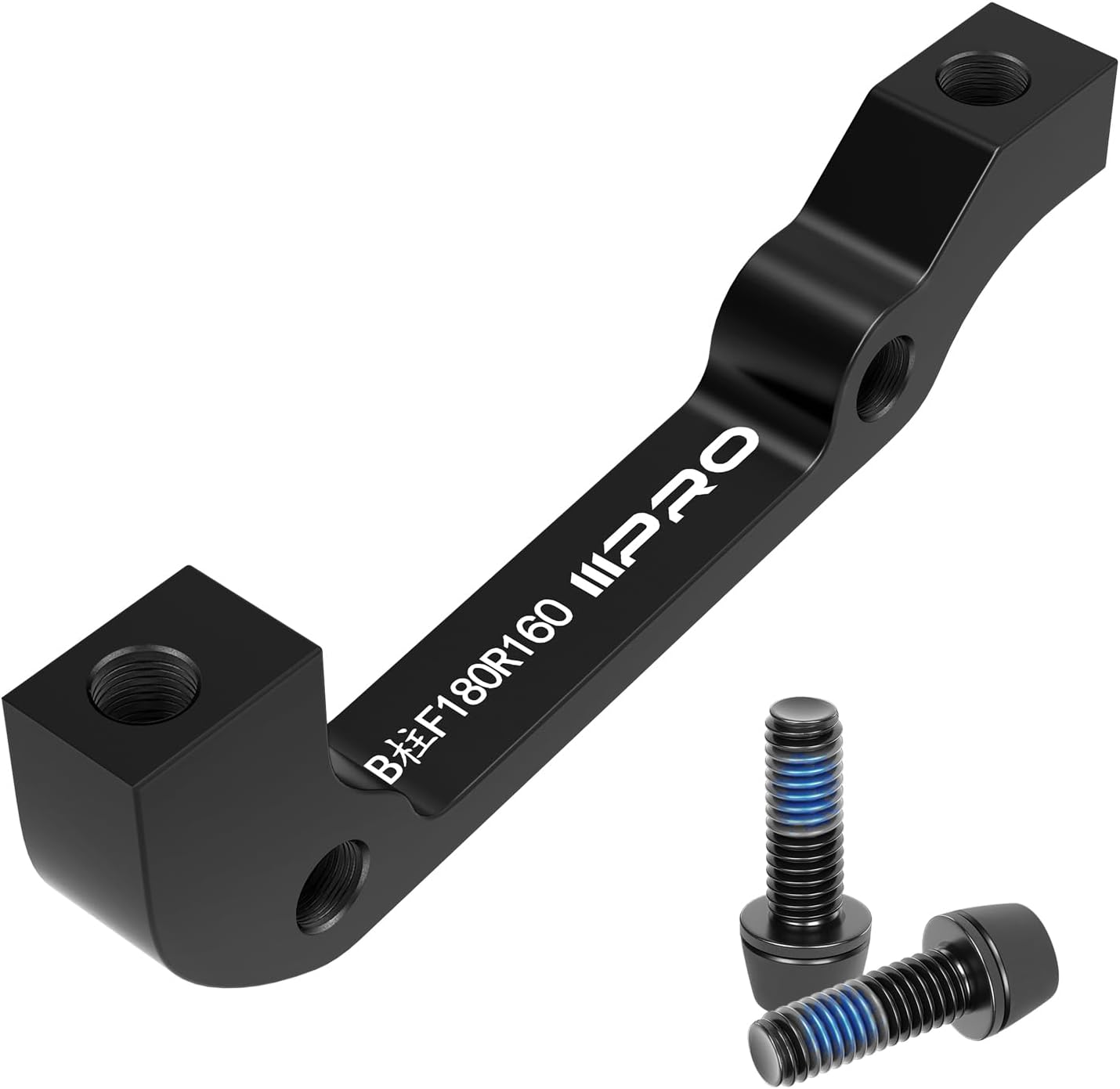 2025 IIIPRO BR-04 IS Front 160mm to 180mm /IS Rear 160mm Disc Brake Caliper Adapter with Bolts(F180/R160-B)