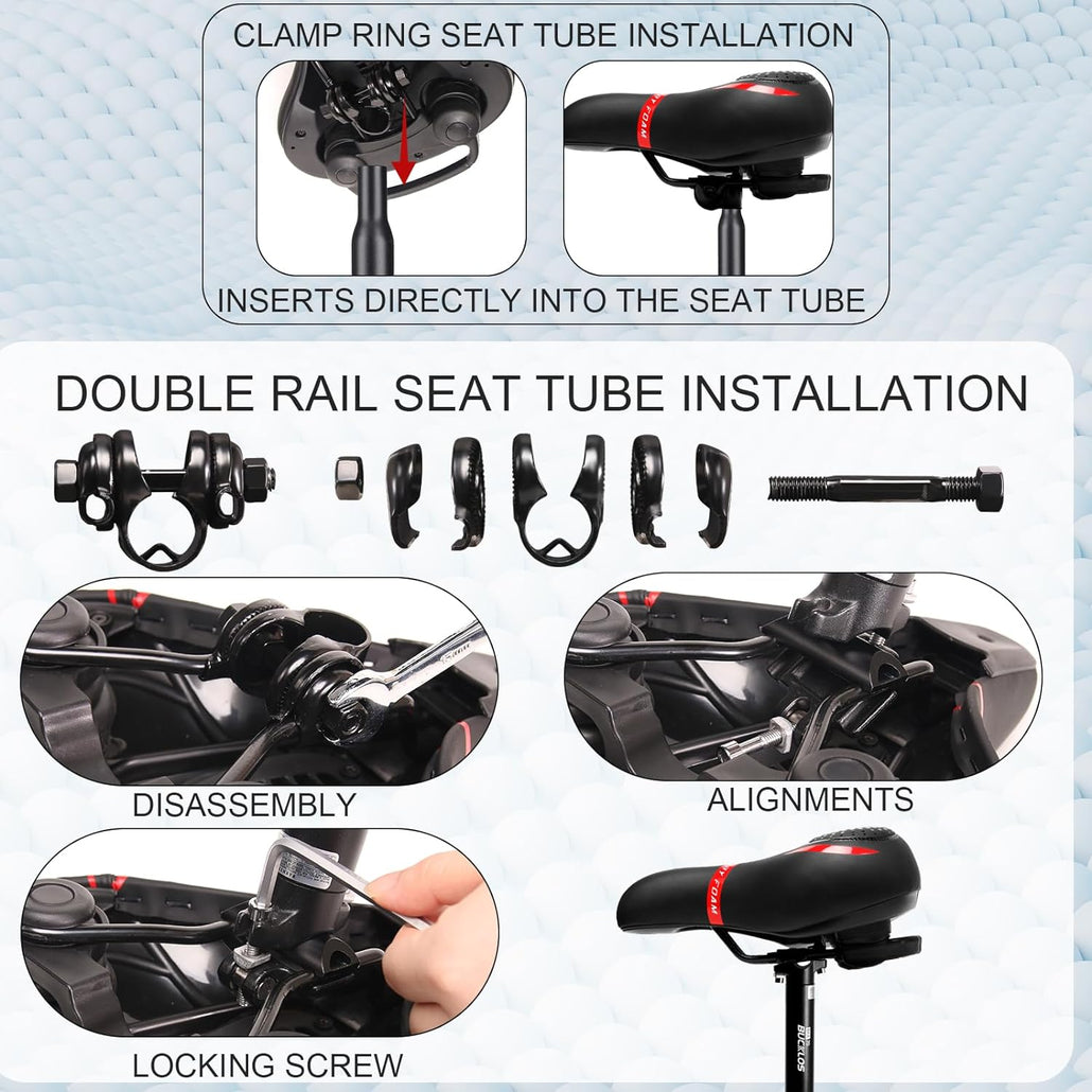 BUCKLOS Bike Seat Comfort Bike Saddles