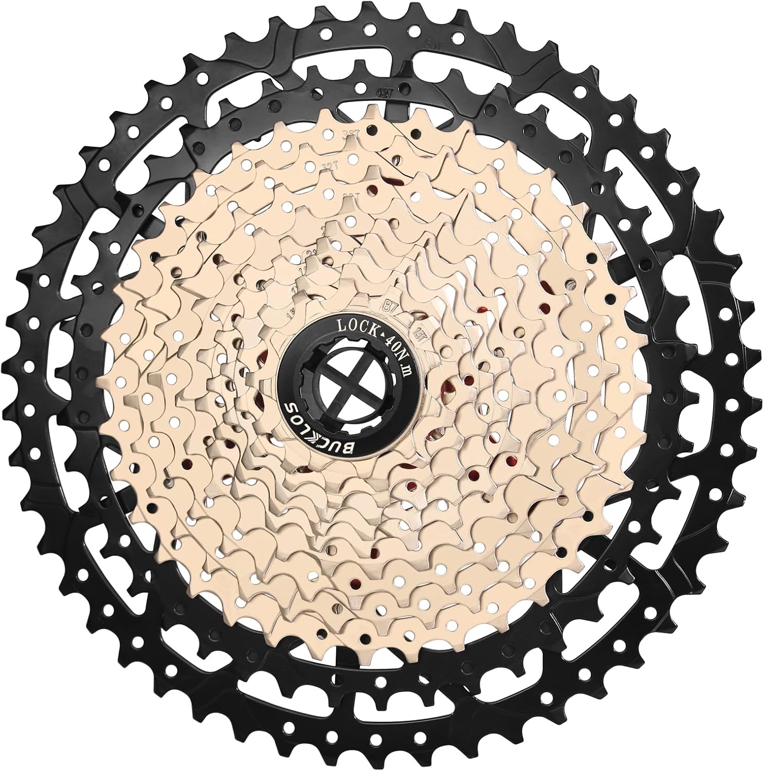 Cassette Vélo 8/9/10 Vitesses - Choix 11-32T / 11-40T / 11-42T - Légère Argent