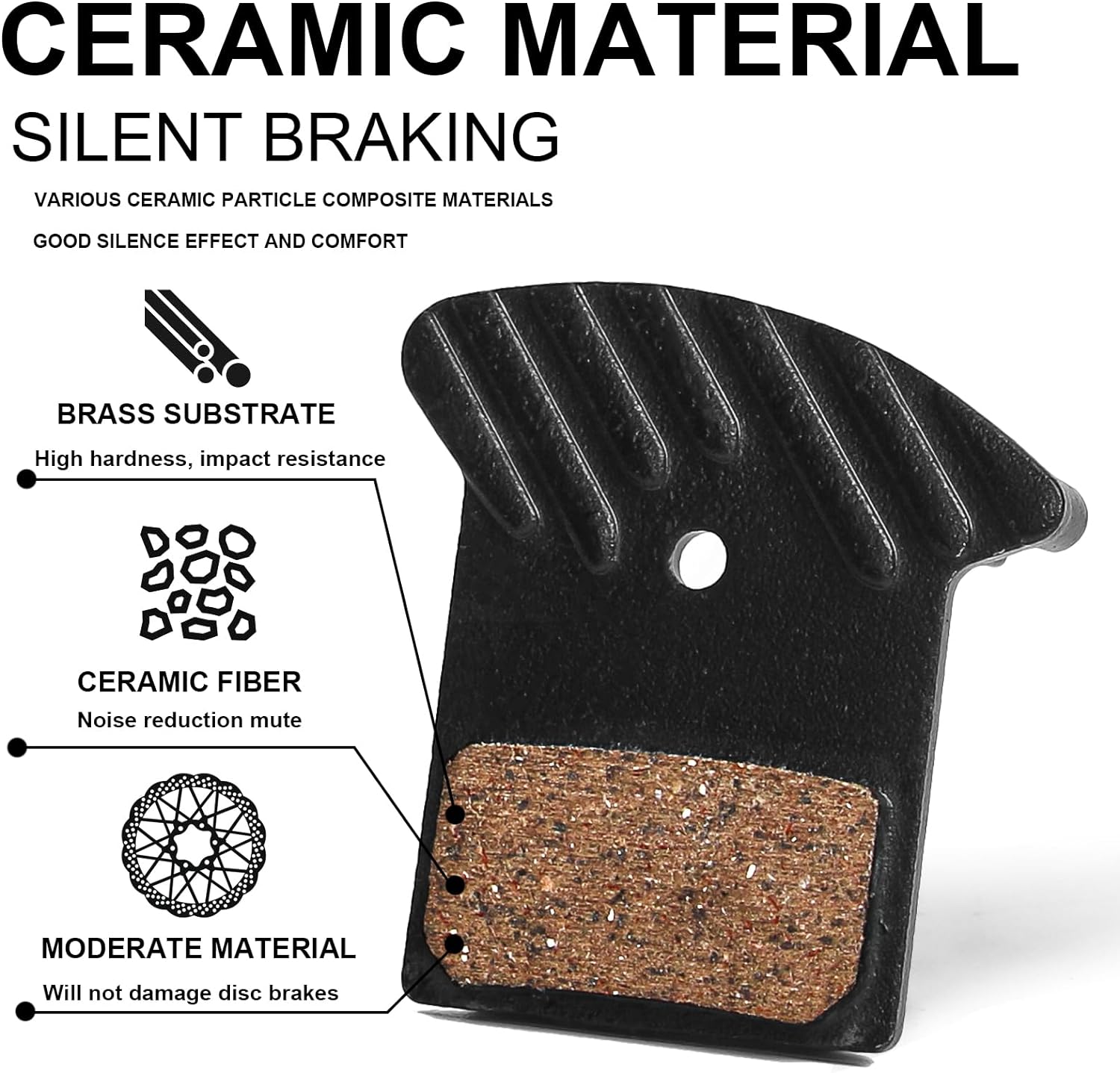Disc Brake Pads for Ceramic