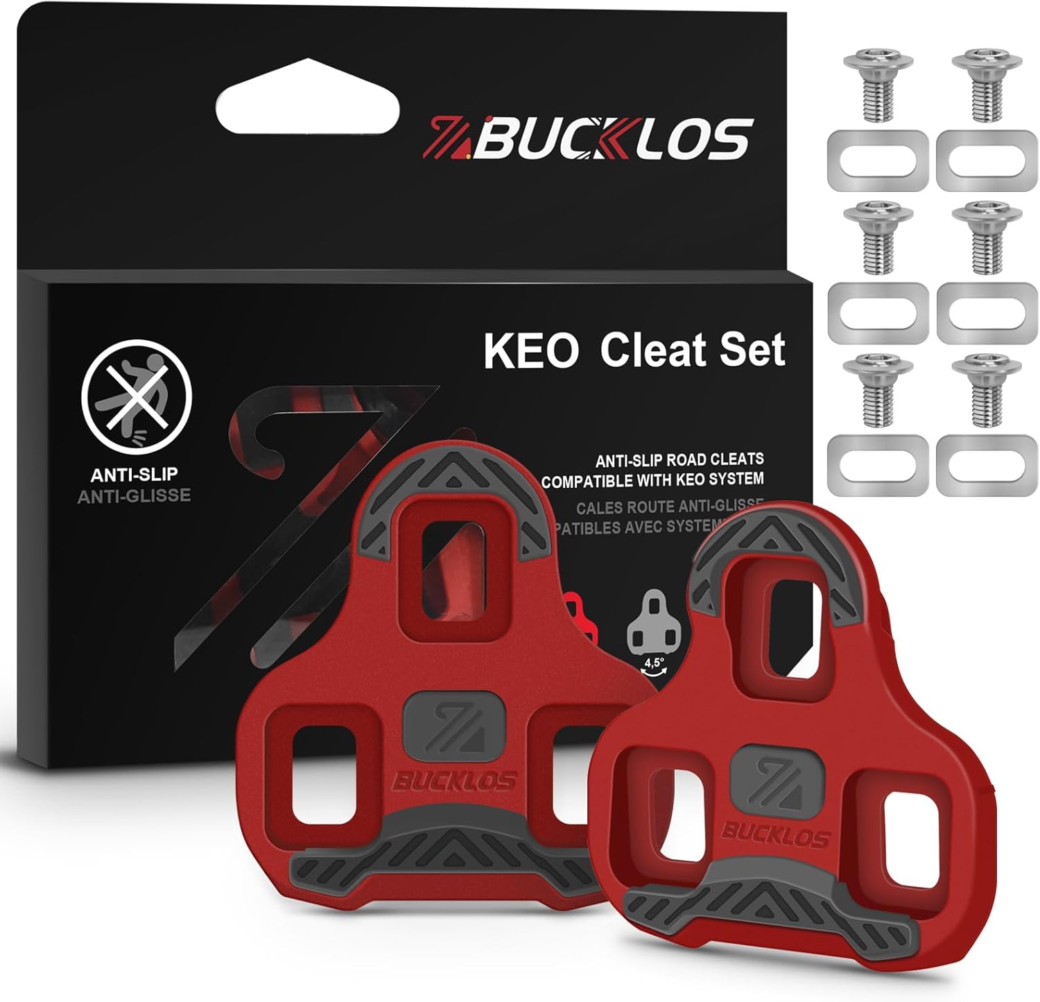 keo compatible pedals 0/4.5/9 Degree KEO Cleat