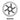 BUCKLOS RT58 Black 180mm Bike Disc Brake Rotor 