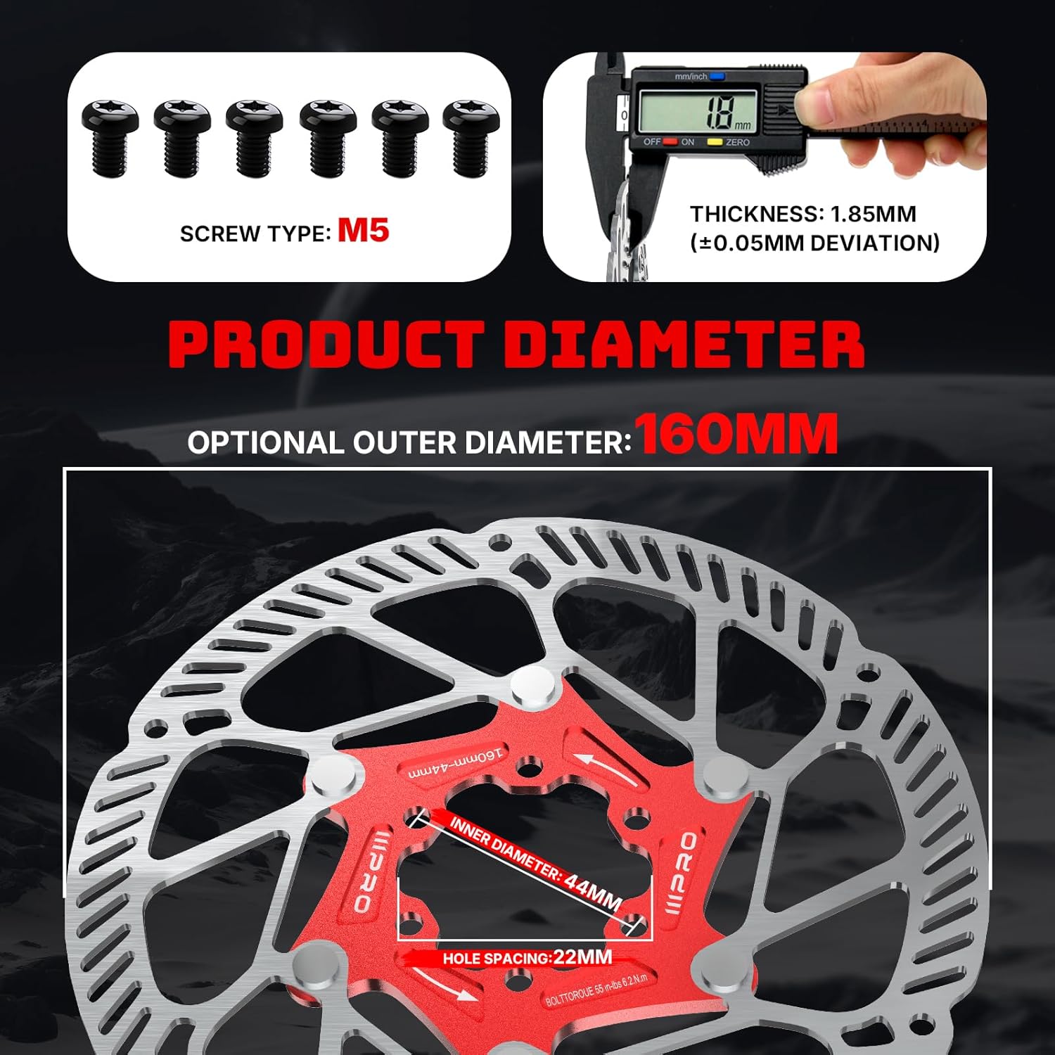 IIIPRO_A2_Disc_rotor screws type M5