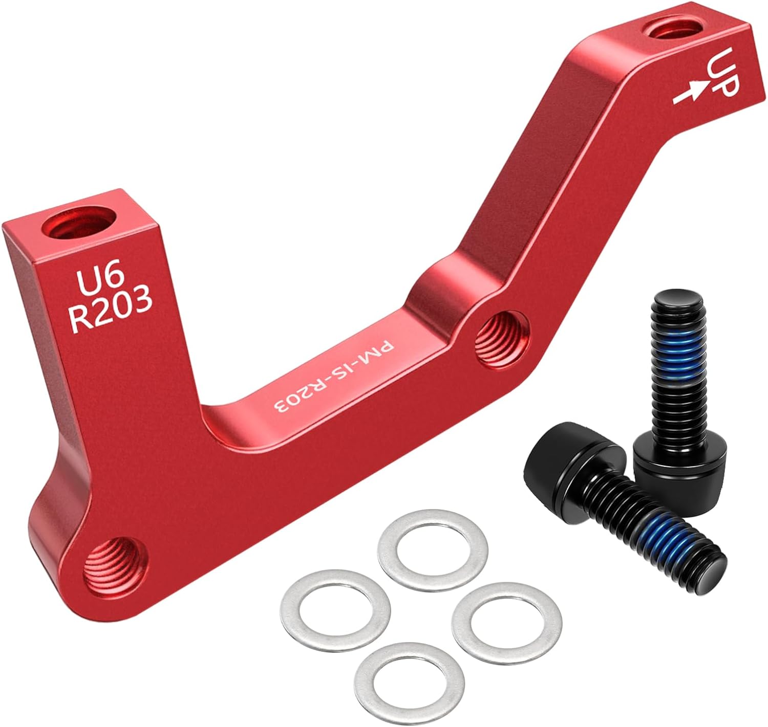 Adaptor Rear Mount BUCKLOS IS Rear 203mm Disc Brake Caliper Mount Adapter with Bolts(R160 ...