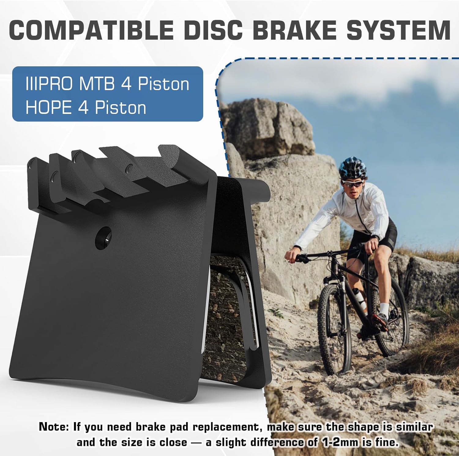 iiipro_SRS_Brake_pads_fit_with_IIIPRO/HOPE 4 piston