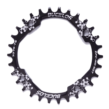 104 BCD 30-42T  Black Chainrings 