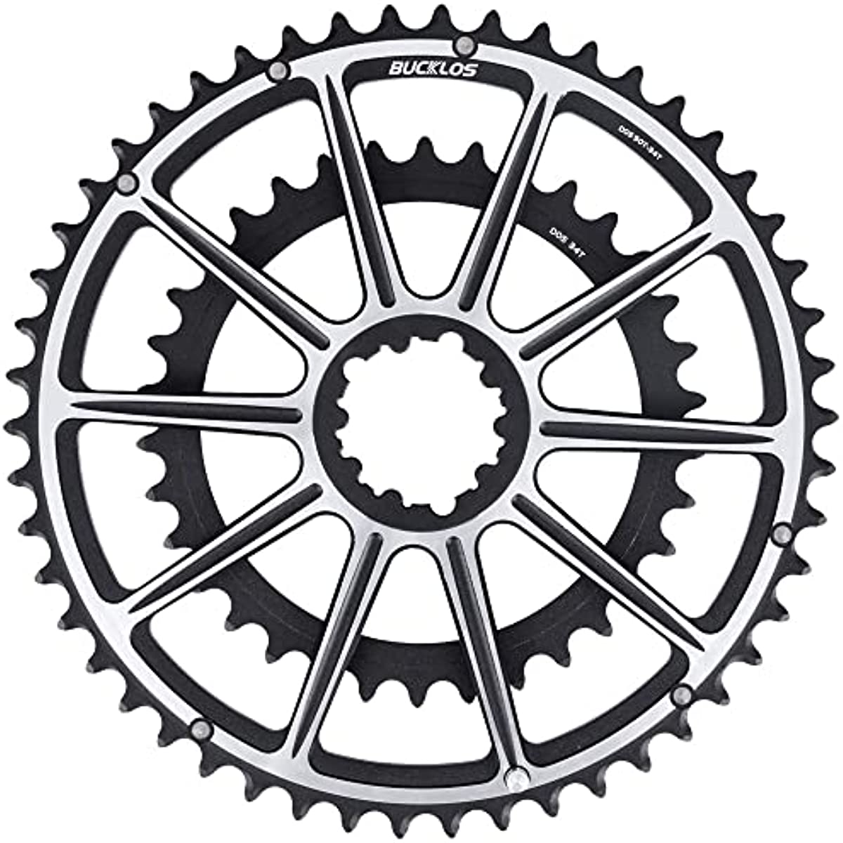 B136 53-39T/52-36T/50-34T Road Double Chainring UK