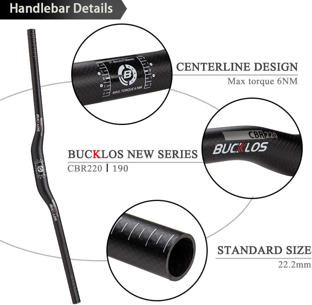 CBR220 φ25.4mm 660-720mm Carbon Handlebar UK