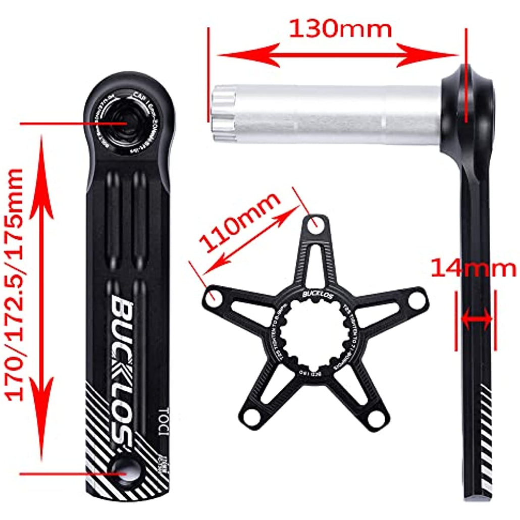 B132 170/172.5/175mm Arm 48-32T Crankset UK