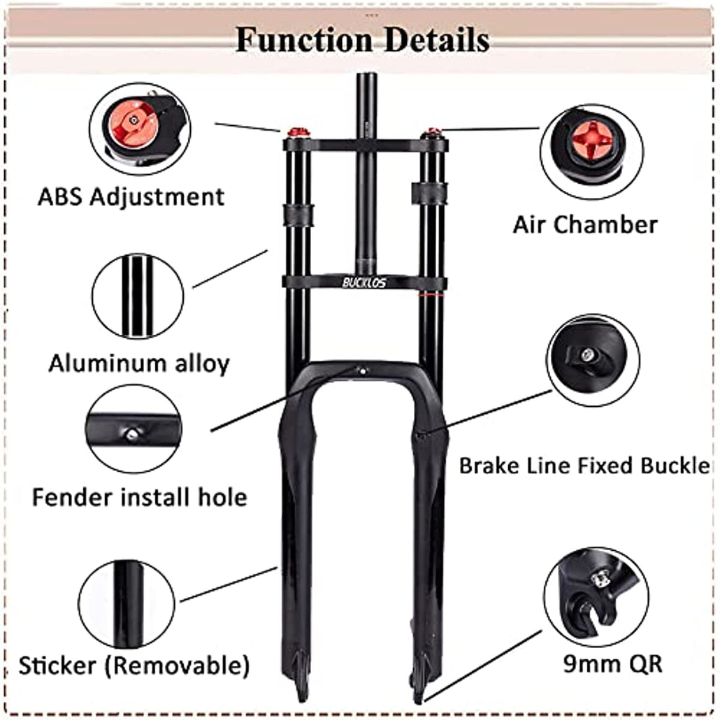 Air Suspension Fork Dimensions