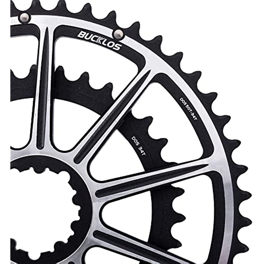 B136 53-39T/52-36T/50-34T Road Double Chainring UK