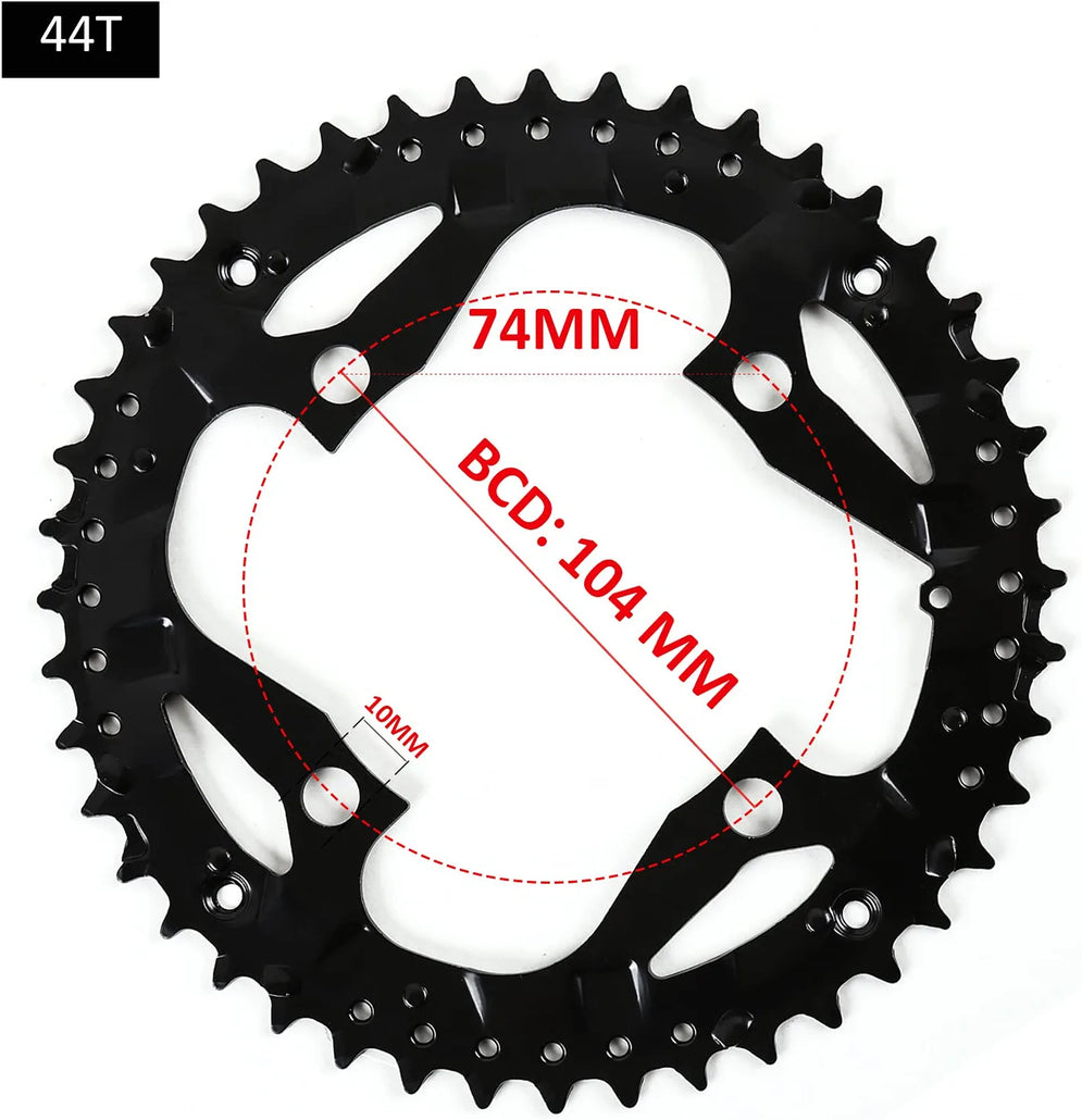 B107 104BCD 44-32-22T Chainrings DE