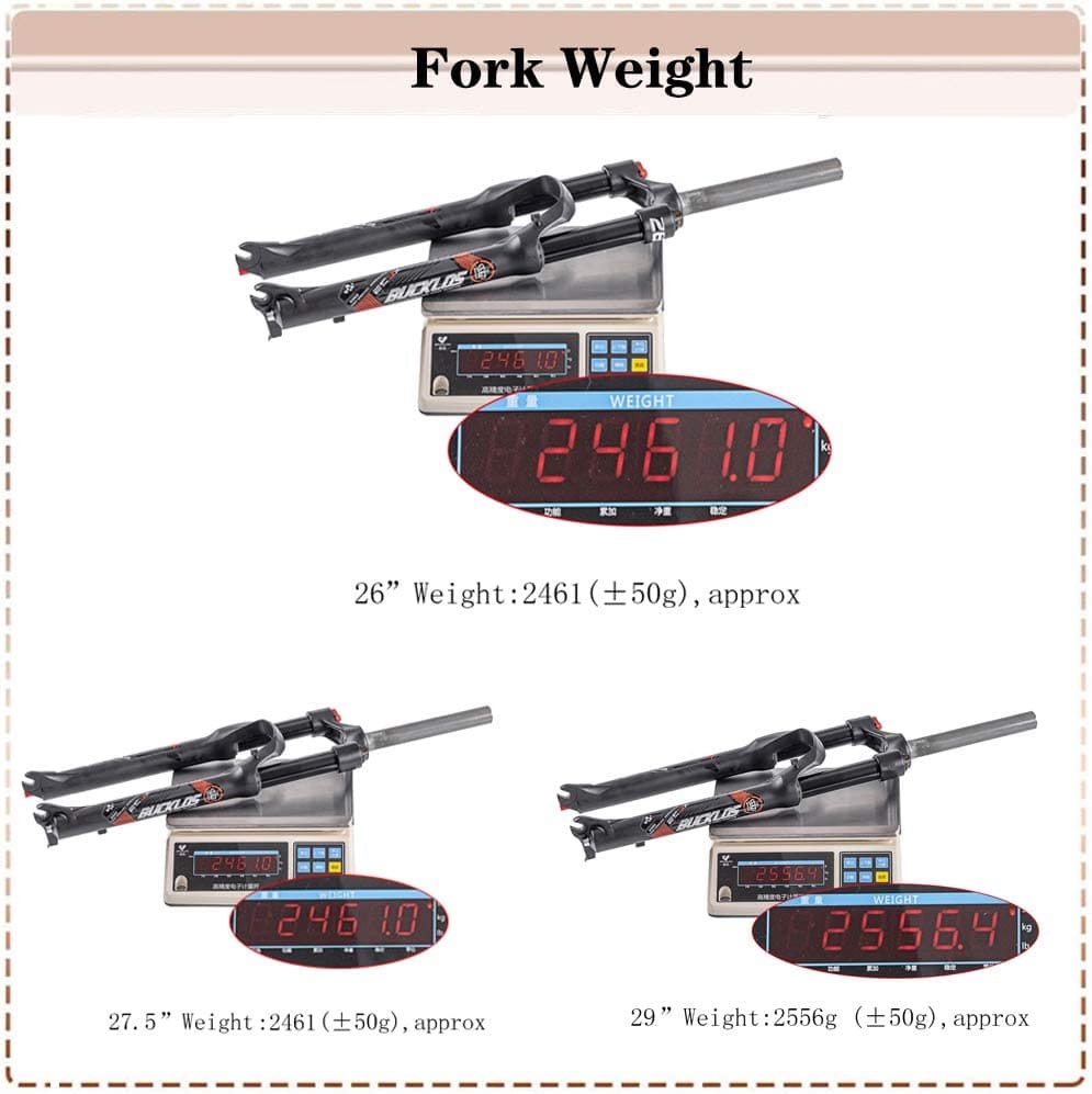 Oil Forks Weight