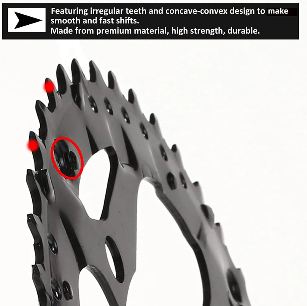 B107 104BCD 44-32-22T Chainrings US