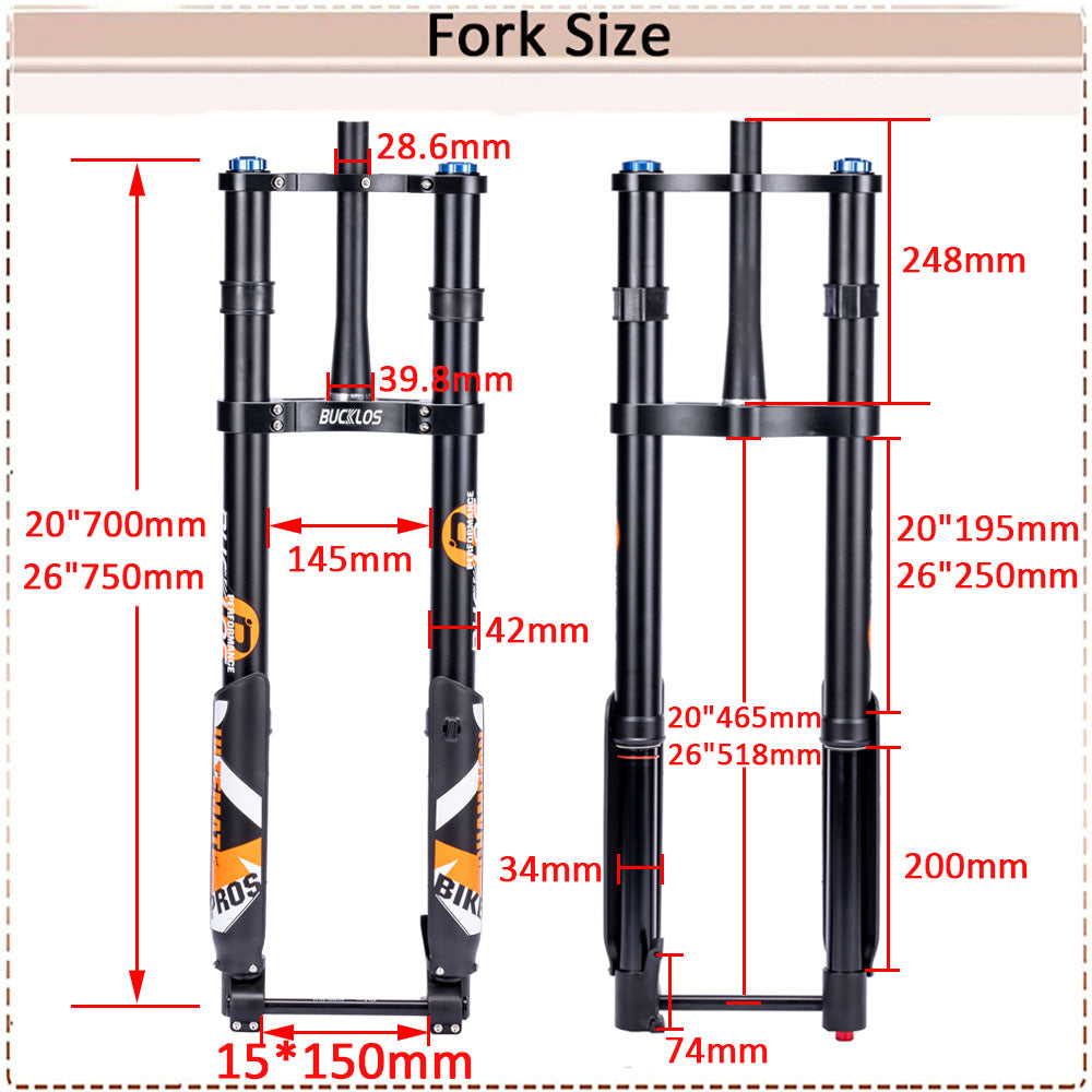 Air Fork Size