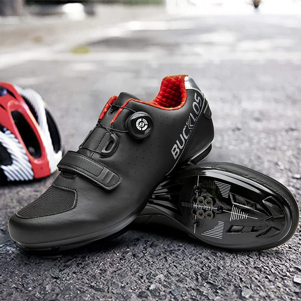 BUCKLOS Cycling shoes with cleats 