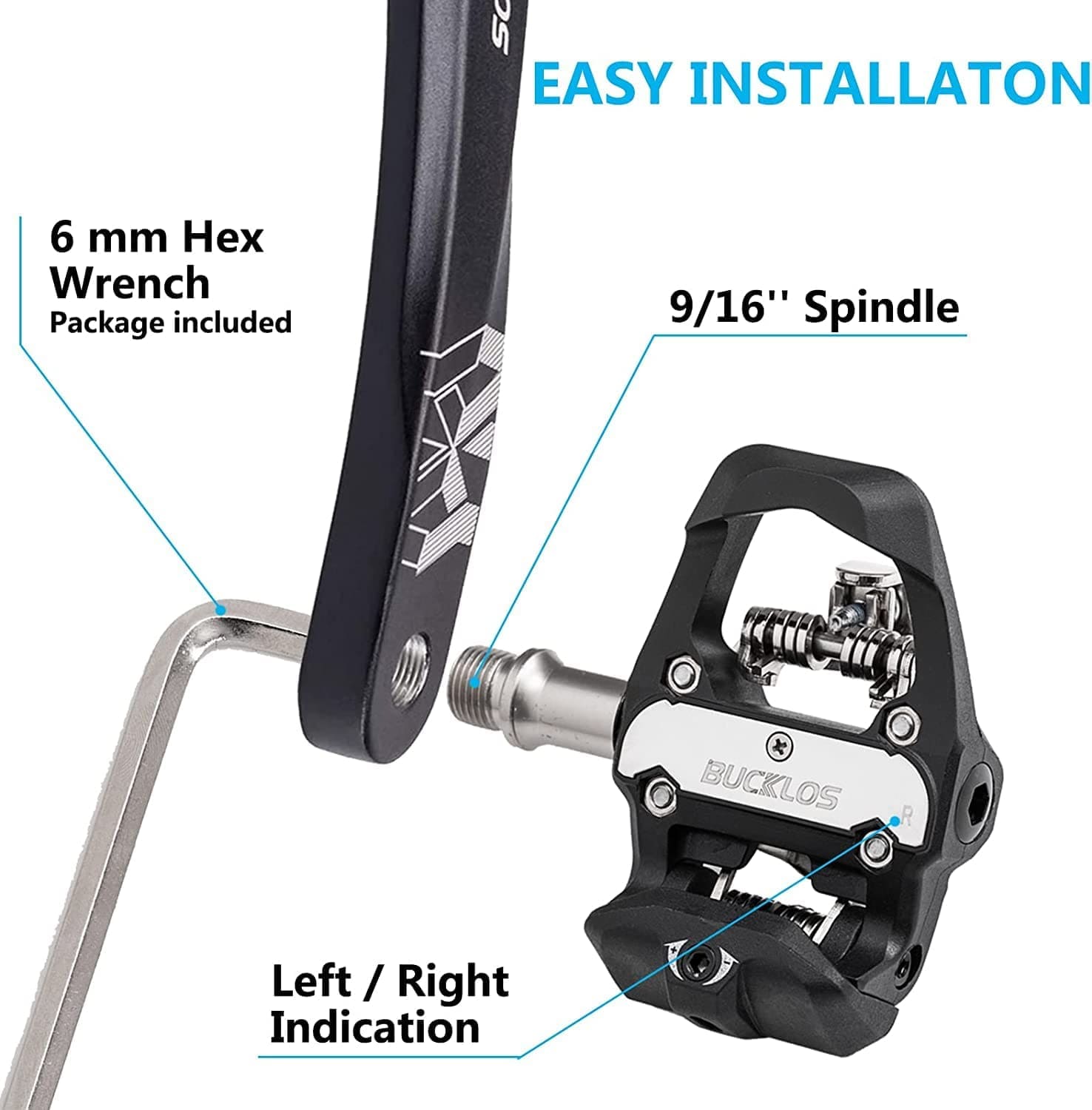 look delta pedale B317 Look Delta & SPD Dual Pedal Dual Pedals + SPD Cleats