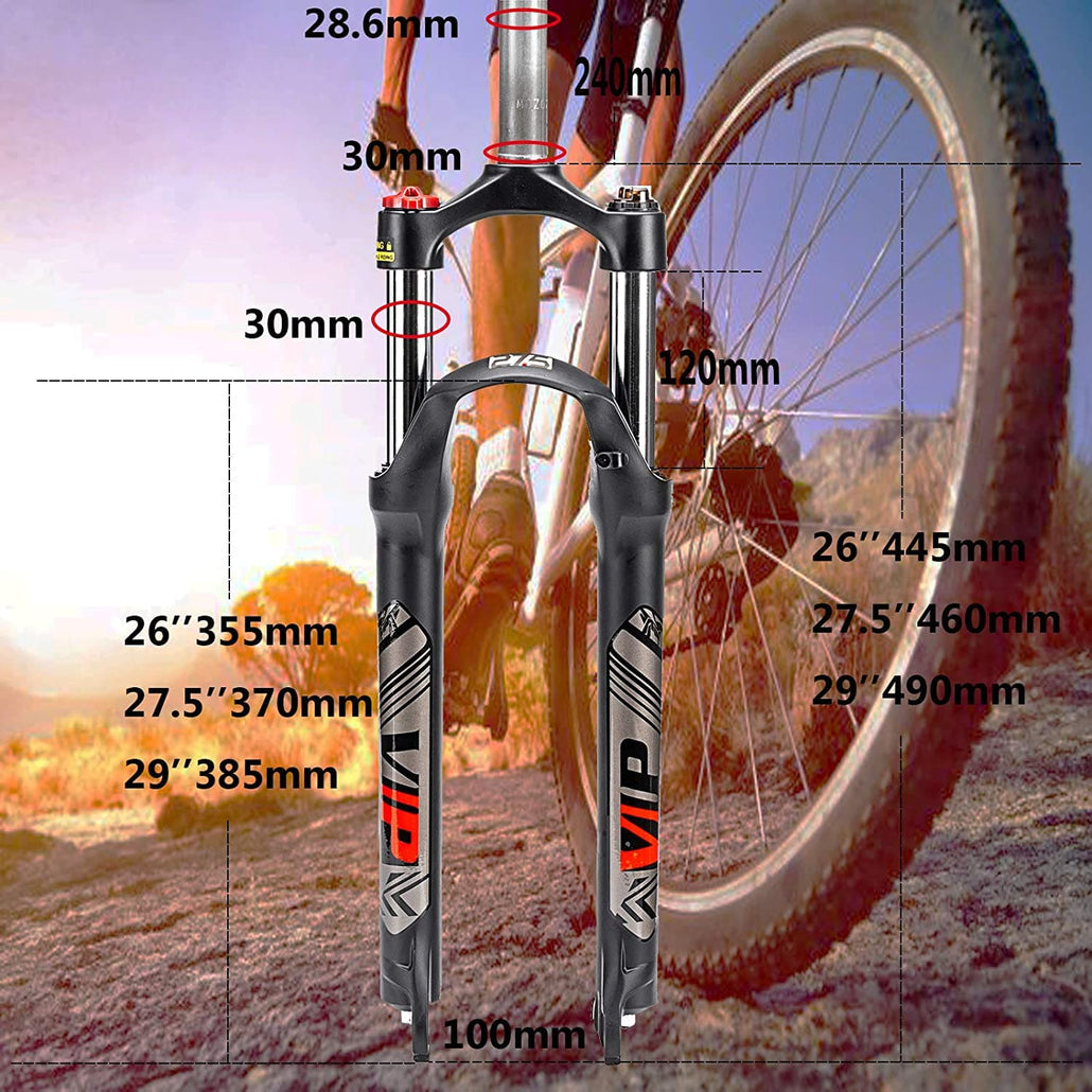 BUCKLOS Straight Suspension Fork Dimensions