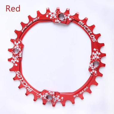 104 BCD 30-42T  Red Chainrings 