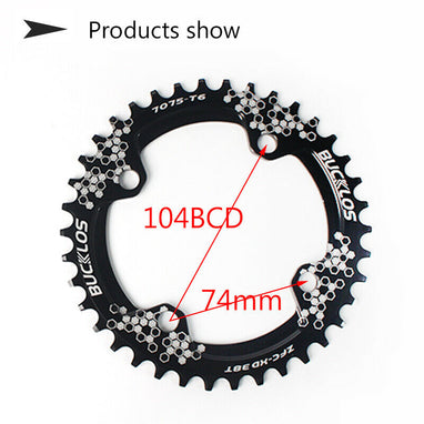 104 BCD MTB Bike Chainring 24/26/32/38/42T - Double/Triple Speed Sprocket For Shimano SRAM