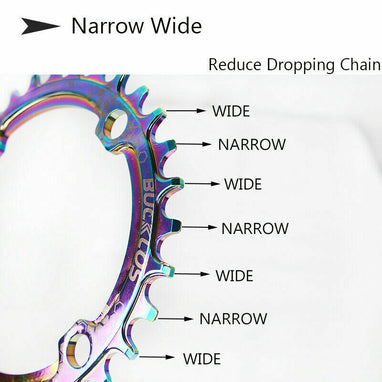 104 BCD 30-42T Chainrings Design